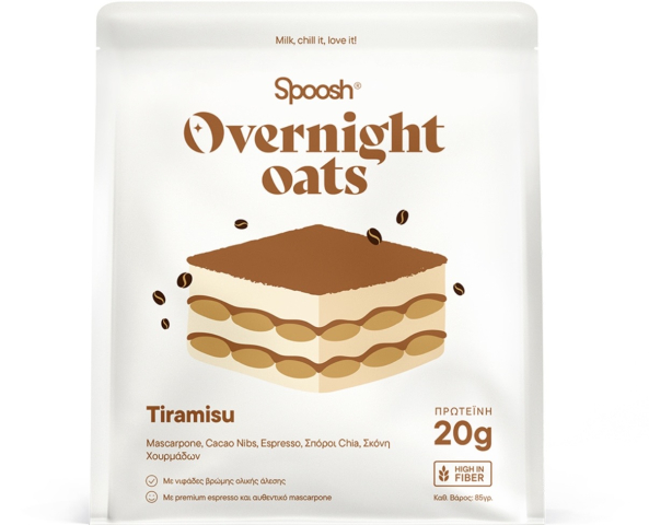Spoosh Overnight Oats Tiramisu
